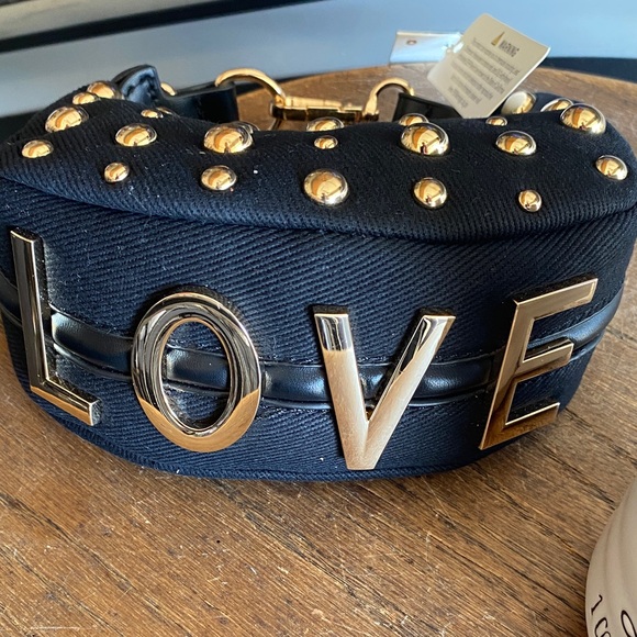 LeMiel Handbags - Vegan Black Mini Bag with Gold Accents